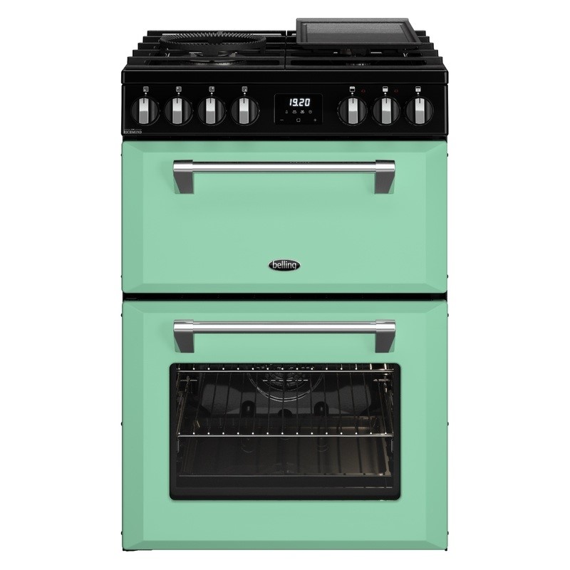 BELLING Freestanding Double Cavity Dual Fuel - Mojito Mint 60CM