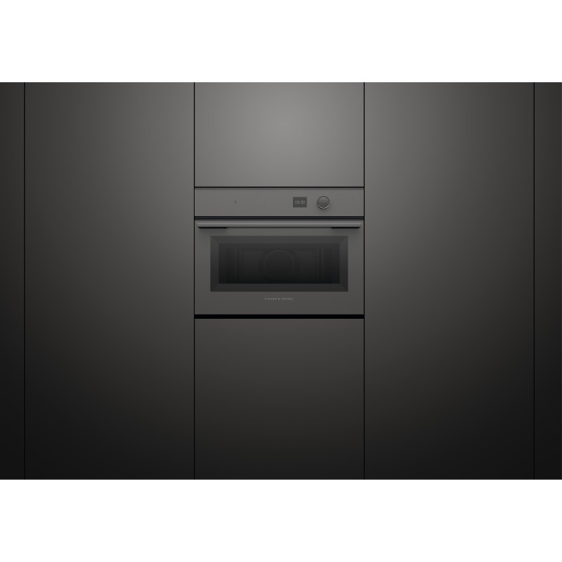 Fisher & Paykel Minimal Compact Combi-Microwave Oven - Grey Glass 60cm - Image 3