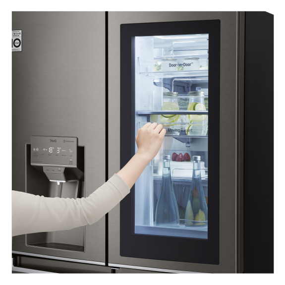 LG 637 Litre French Door Refrigerator - Dark Stainless Steel GF ...